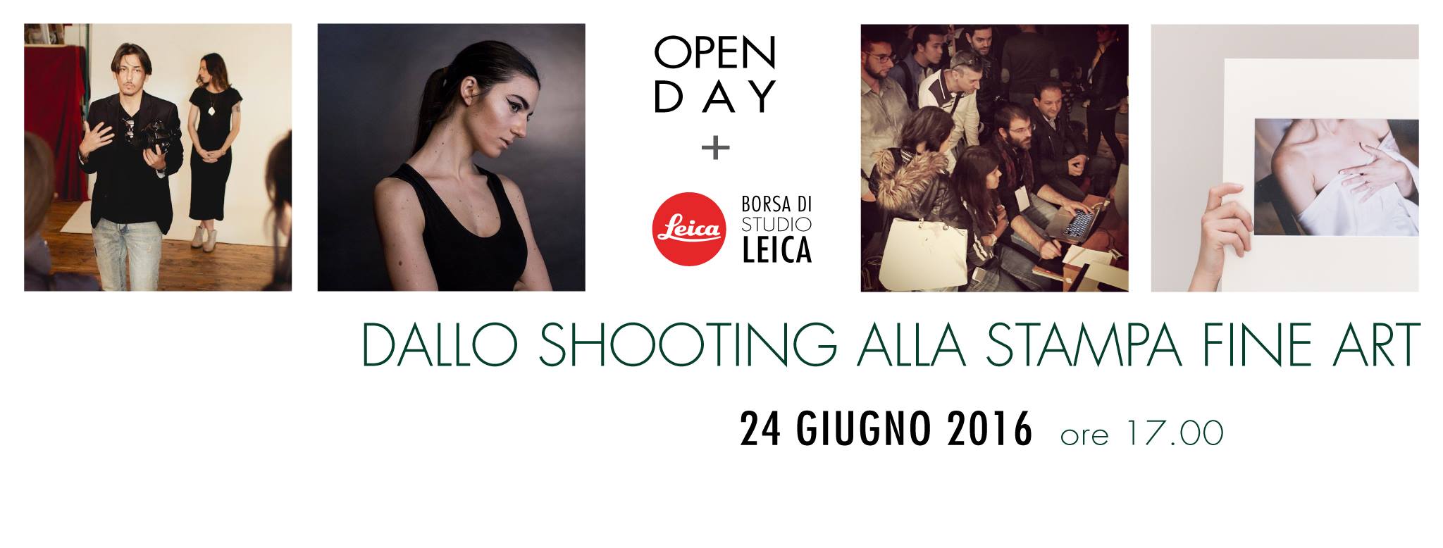 Open Day. Dallo shooting alla stampa fine art