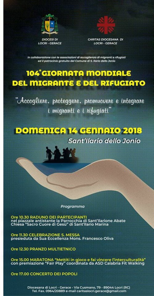 locandina giornata mondiale migranti