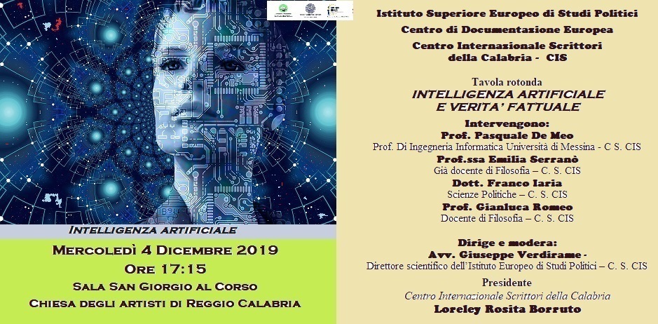 Foto manifesto   Intelligenza artificiale e veritÃ fattuale