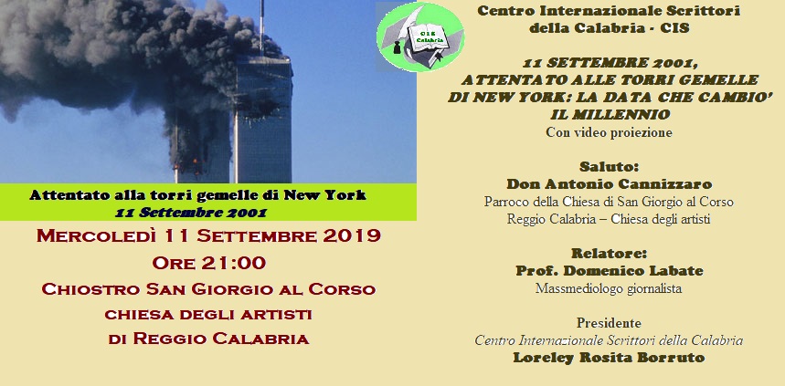 Foto manifesto Attentato alle torri gemelle di New York