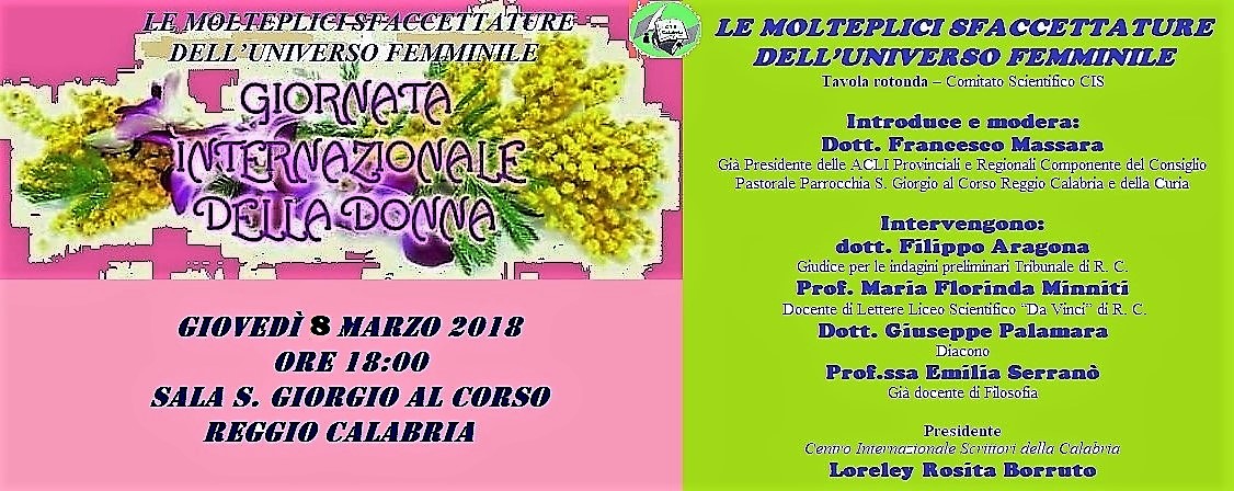 Foto manifesto Giornata mondiale della donna 8 marzo