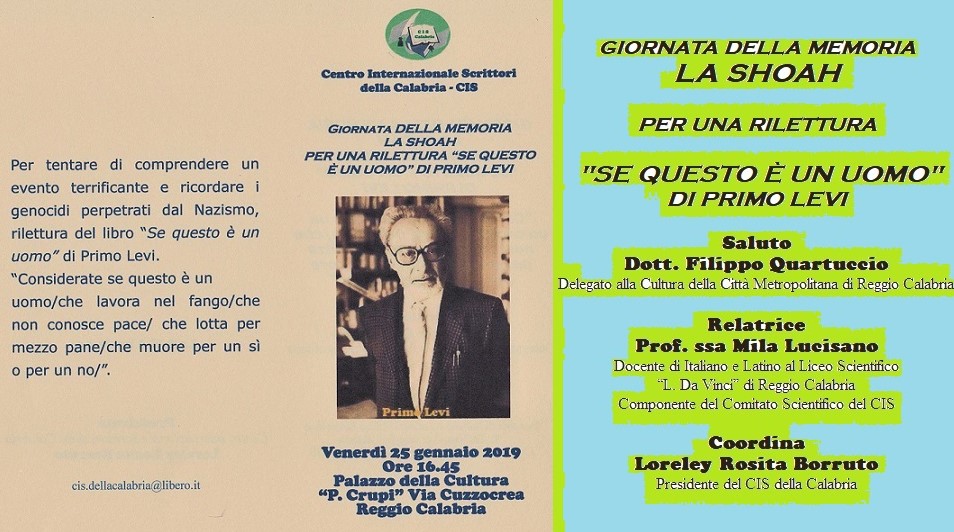 Foto manifesto   Giornata della memoria la Shoah