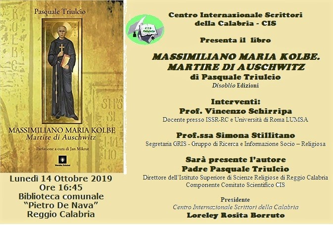 Foto manifesto   Massimiliano Maria Kolbe   di Pasquale Triulcio