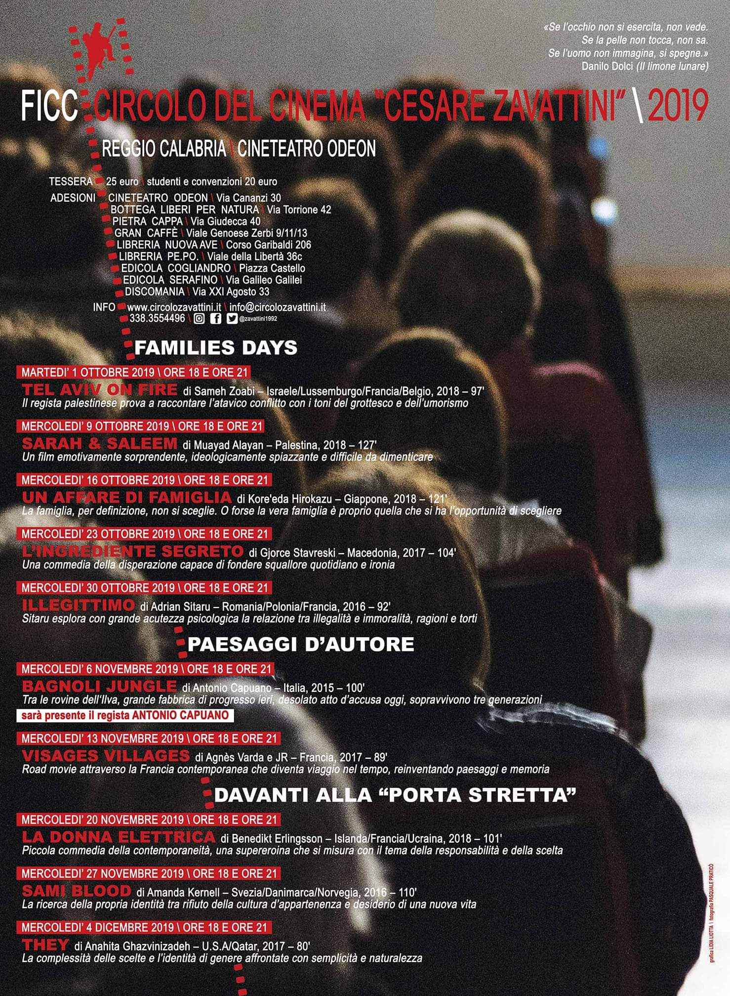 locandina Zavattini rassegna 2019